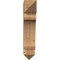Ekena Millwork Legacy Arts & Crafts Rough Sawn Bracket, Western Red Cedar, 6"W x 22"D x 30"H BKT06X22X30LEC03RWR - alternate 2